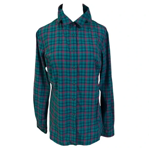 new duluth trading co duluthflex sidewinder size women’s large long sleeve shirt - Picture 2 of 10